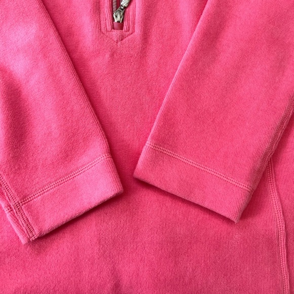 Tommy Bahama Aruba 1/2 Zip Pullover Pink Sweatshirt Women’s - Picture 11 of 13